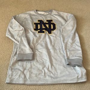 Notre Dame fleece crew neck, NWOT